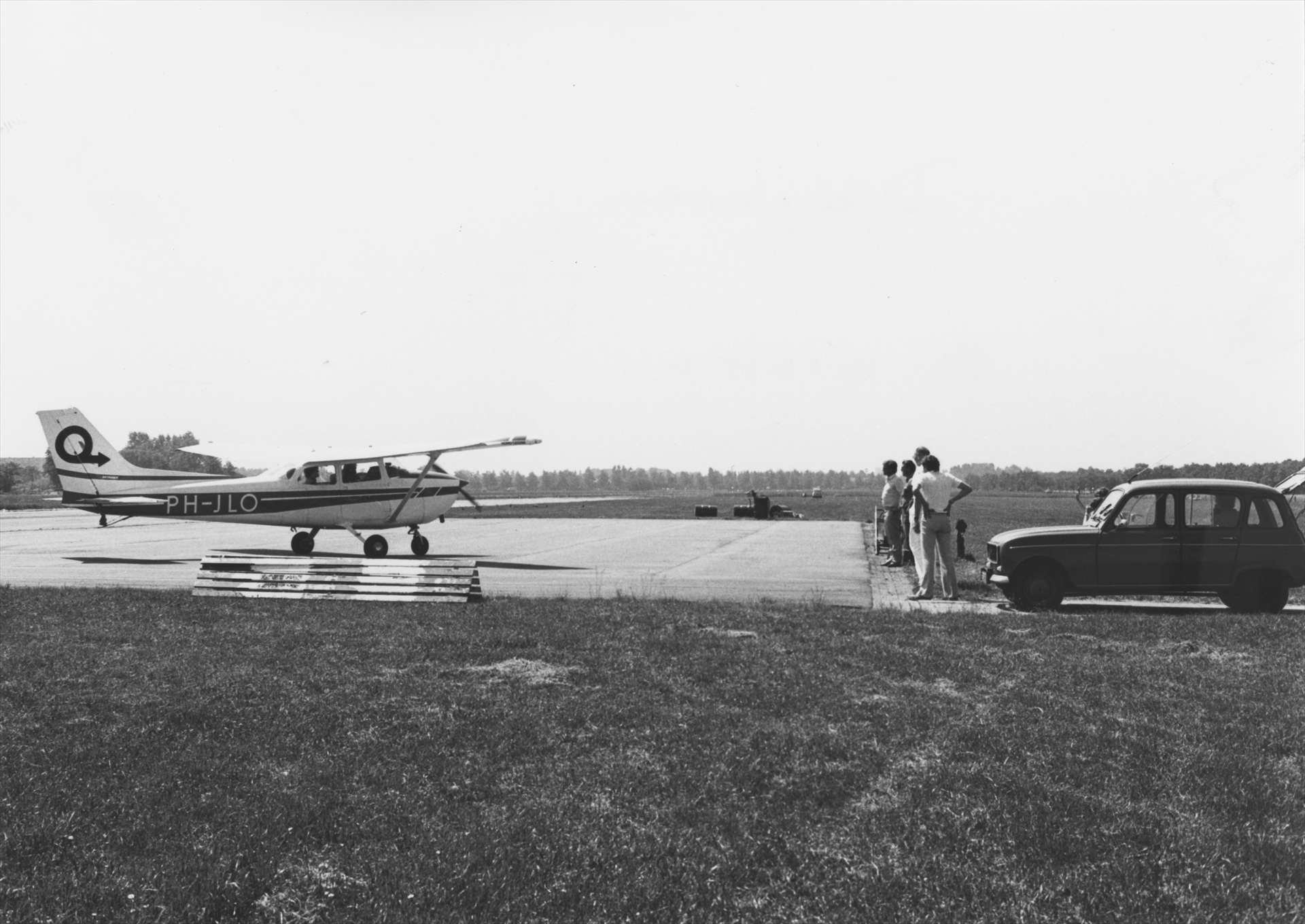 Drachten, vliegstrip, 1980 (Bron: Koninklijke Philips N.V. / Philips Company Archives)