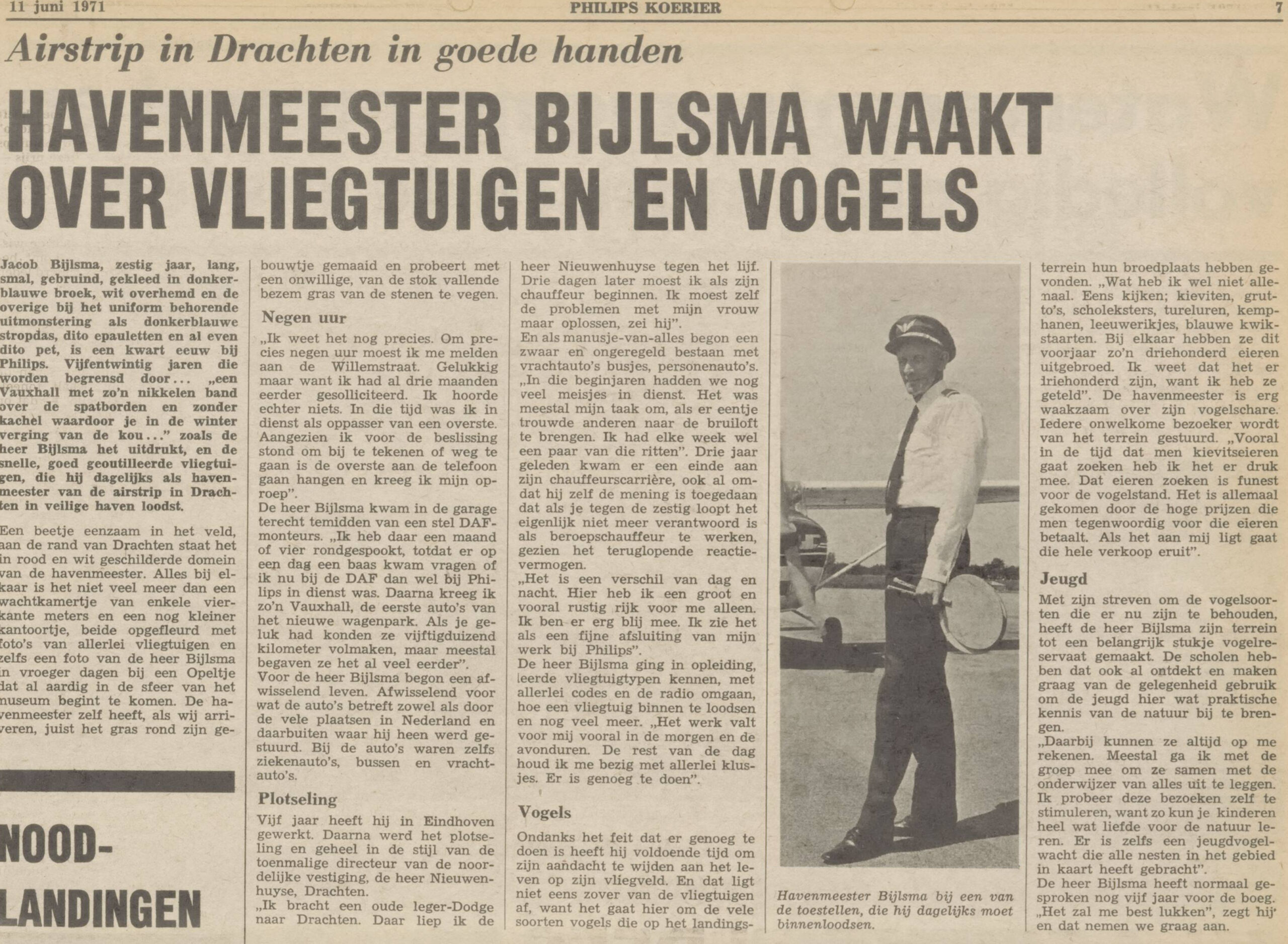 Philips Koerier 1971 (Bron: Koninklijke Philips N.V. / Philips Company Archives)